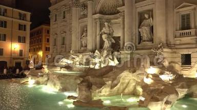 罗马的热门旅游景点-著名的特雷维喷泉
